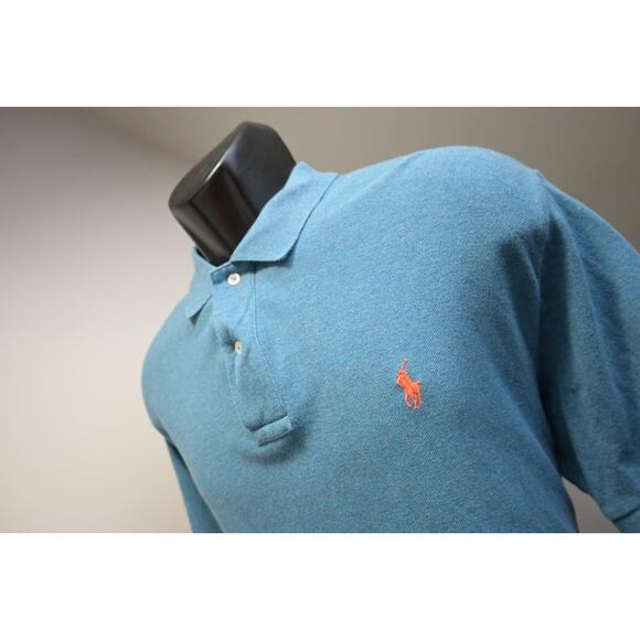Polo Ralph Lauren Golf Polo Classic Fit Blue Short Sleeve Mens Size Large - Picture 1 of 8